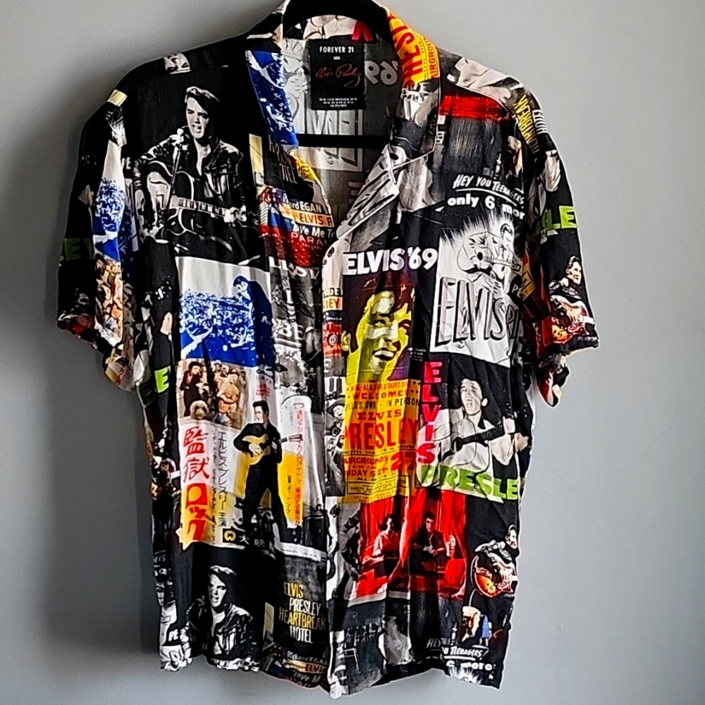 Forever 21 Men Elvis Presley limited edition shirt Medium